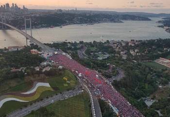 Huge rallies in Turkey mark failed 2016 coup