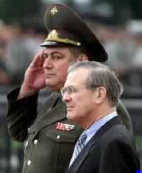 Rumsfeld Heads to Russia for Talks